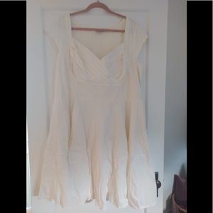 Custom eShakti White Sundress☀️